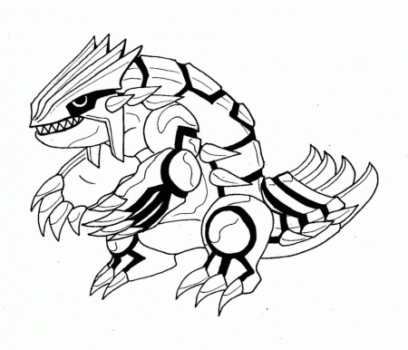 Pokemon Battles Coloring Pages Groudon Rayka And Kyogre 11094 ...