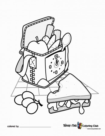 picnic coloring pages | Coloring Pages
