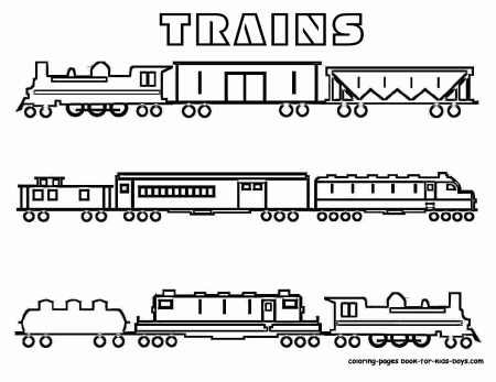 Steel Wheels Train Coloring Sheet | YESCOLORING | Free | Trains
