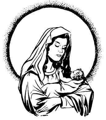 Mary Coloring Pictures - Coloring Pages for Kids and for Adults