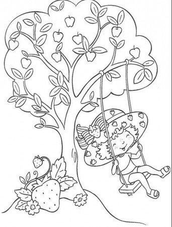 Strawberry Shortcake Coloring Pages : With Friend Strawberry ...
