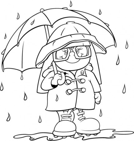 Weather Coloring Pages For Preschool - Coloring Page