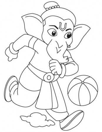 Lord Ganesha Coloring Pages | Ganesha drawing, Art drawings sketches  simple, Drawings