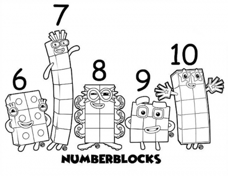 Learning through Exciting Mountain and Numberblocks coloring pages – Dennis  Piper