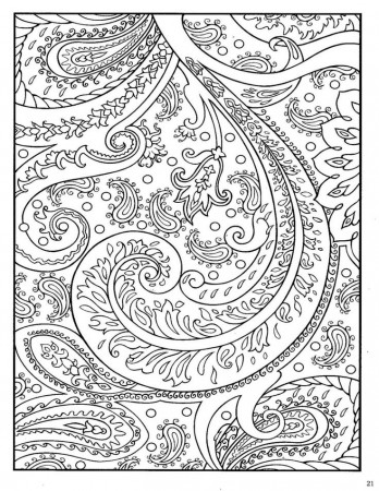 Dover Paisley Designs Coloring Book | Paisley prints