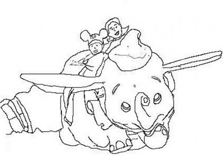 disney-coloring-page-features-the-dumbo-ride-magic-kingdom-476943 ...
