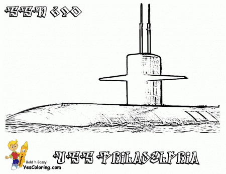 Submarine Coloring Pages To Print Sketch Coloring Page