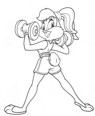 Cartoon Character Sports Coloring Pages - Coloring Pages For All Ages
