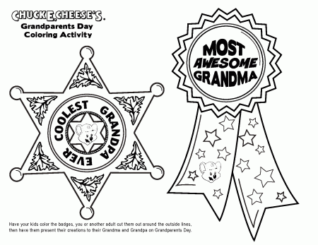 grandparents day coloring pages to print and color. grandparents ...