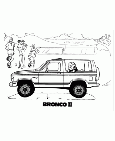 BlueBonkers: 1983 Ford Bronco II Coloring pages - Cars ...