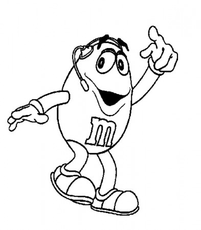 M and m coloring pages