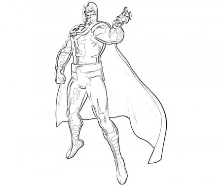 Magneto (Supervillains) – Printable coloring pages