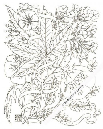 weeds coloring page