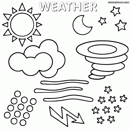 Weather coloring pages | Coloring pages to download and print