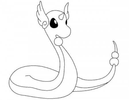 Printable Dragonair Coloring Page - Free Printable Coloring Pages for Kids