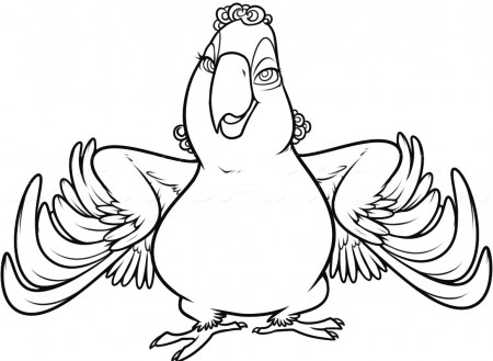 Free Rio 2 drawing to print and color - Rio 2 Kids Coloring Pages