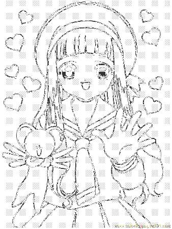 Free Cardcaptor Sakura Coloring Pages, Download Free Clip Art ...