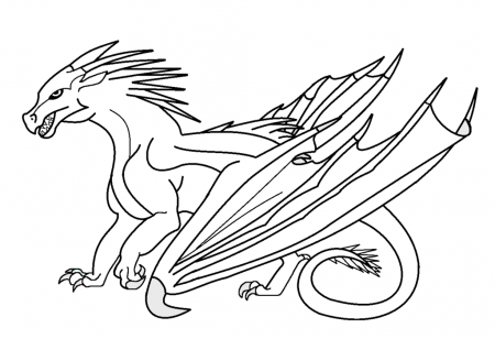wings of fire dragon head outline | Wings of Fire Jade Mountain ...
