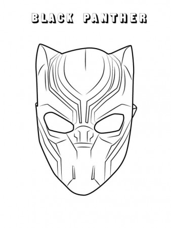 10 Best Free Printable Black Panther Coloring Pages For Kids