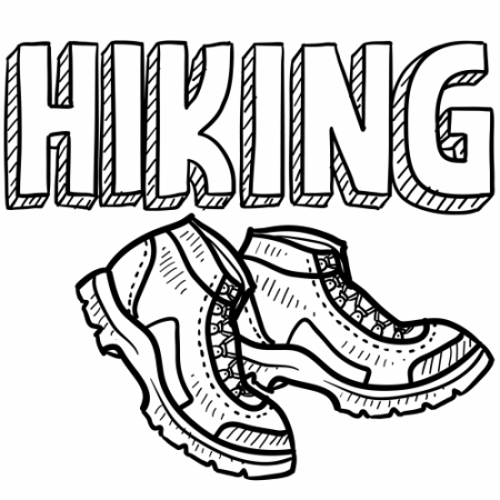 Hiking Coloring Page - KidsPressMagazine.com