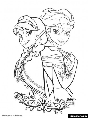 New Coloring Pages : Frozen Elsa Anna Awesome Free Printable ...