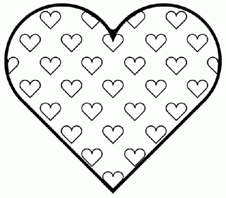 Valentine's Hearts in Hearts Coloring Page | crayola.com