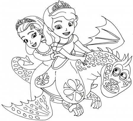 Sofia The First Coloring Pages Sofiathefirstcoloring adult