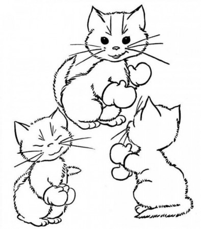 Cat Coloring Pages You Can Print | 99coloring.com