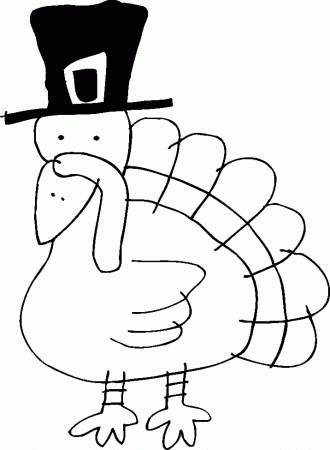 Turkey Coloring Pages cute turkey coloring pages – Kids Coloring Pages