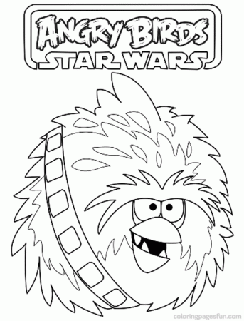 Printable Angry Birds Star Wars Coloring Pages | Cartoon 