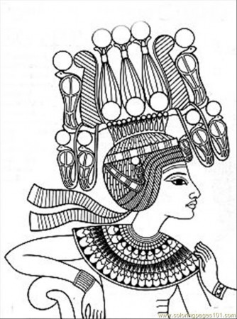 ancient Egyptian bird Colouring Pages
