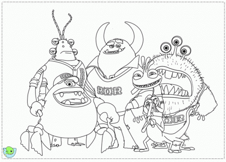 Monsters University Coloring Pages Halloween