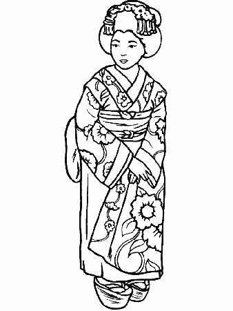 Japan # 11 Coloring Pages & Coloring Book