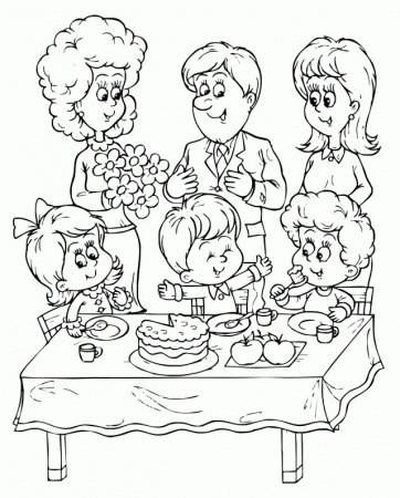 Birthday Coloring Pages For Mom Birthday Coloring Pages 290722 