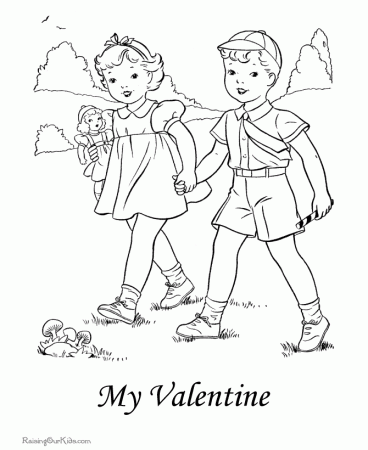 Valentines Day coloring pages - 016