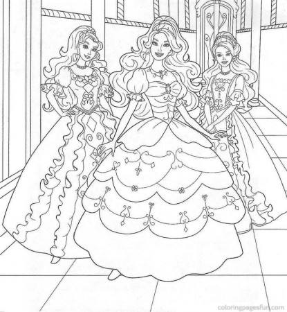 Barbie Coloring Page | Free coloring pages
