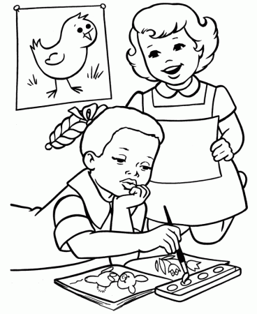 printable mothers day coloring page to color arts and crafts 