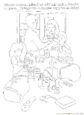 Coloring Pages Safety Planning001 (1) (Cartoons > Others) - free 