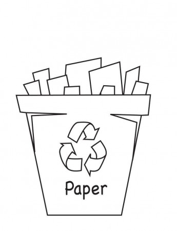 Recycle Paper Coloring Pages - Recycle Coloring Pages : Coloring 