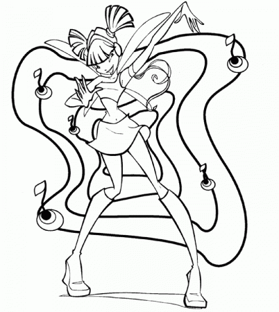 Winx Club Coloring Pages
