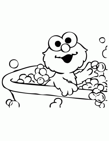 Elmo Coloring Pages for Kids- Free Printable Pictures to Color