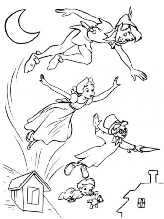 Peter Pan Coloring Page Sheets Coloring Book Info Christmas Jpg 