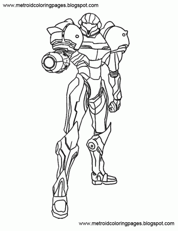 Metroid Coloring Pages