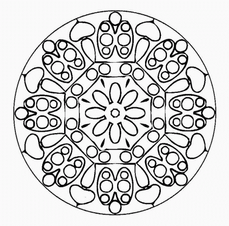 Coloring Pages: Geometric Free Printable Coloring Pages