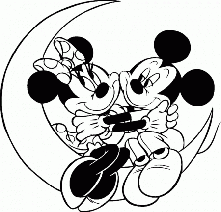 Mickey mouse and disneyland coloring pages