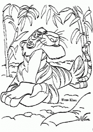 Coloring Pages Of Jungle Animals Jungle Book Lion Printable Jungle 