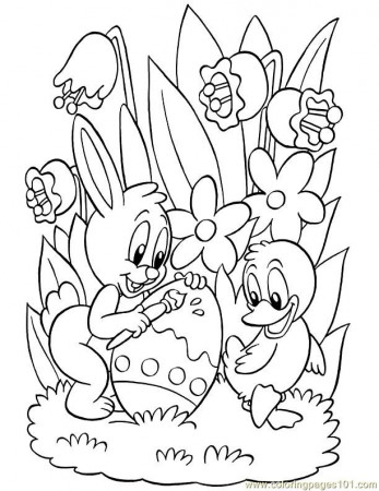 Coloring Pages 001 Easter 55 (Entertainment > Holidays) - free 