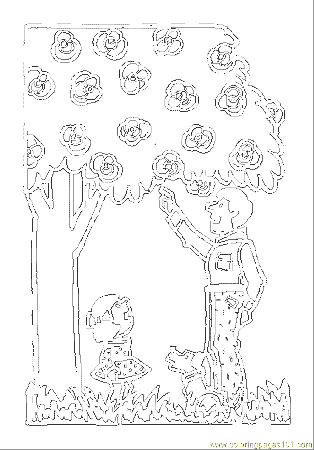 Coloring Pages Garden Coloring Pages 5 (Natural World > Trees 