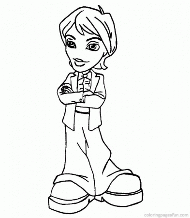 Bratz Boys Coloring Pages 436 | Free Printable Coloring Pages