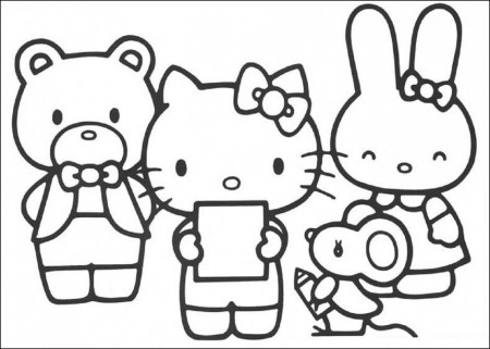 Hello Kitty At Work Coloring Pages Coloring 172584 Ramadan 
